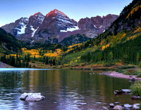 Maroon Bells morning, Maroon Bells CO