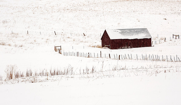 Winter Barn, near Frankton CO